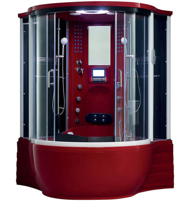 Maya Bath Florence-Red Steam Shower Steam Shower Maya Bath